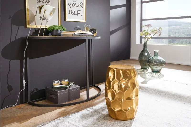Lueken Sidobord 30 cm - Guld — Wohnling