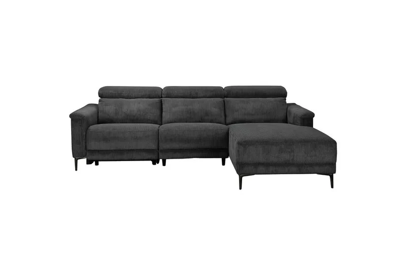 Lund Reclinersoffa 3-sits - Grå (Art.nr 3116796) — Loft24