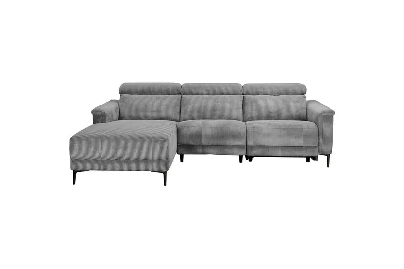 Lund Reclinersoffa 3-sits - Grå (Art.nr 3116797) — Loft24