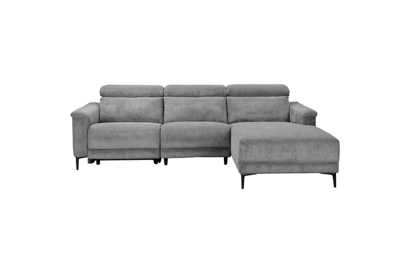 Lund Reclinersoffa 3-sits - Grå (Art.nr 3116890) — Loft24