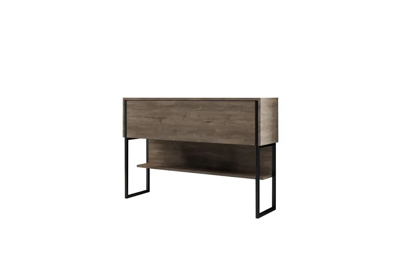 Luxe Byrå 120 cm - Svart/Valnöt — Svart/Valnöt