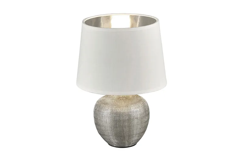 Luxor bordslampa 26cm E27 silver - silver — Trio Lighting