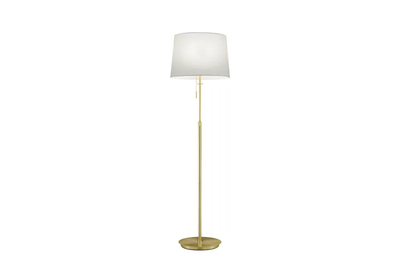 Lyon Golvlampa 3L E27 mattmässing - Matt mässing — Trio Lighting
