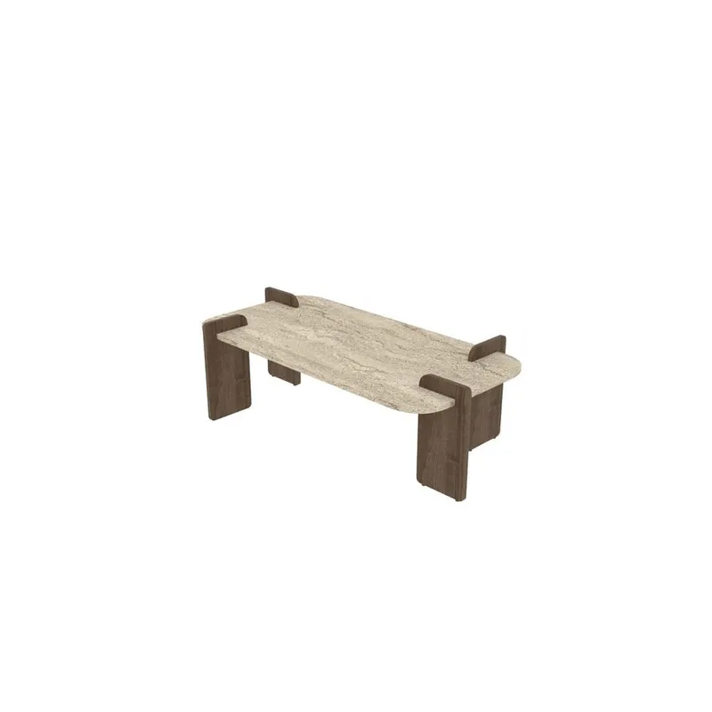 Lyren Soffbord 120 cm - Brun/Mörkbrun — Brun/Mörkbrun