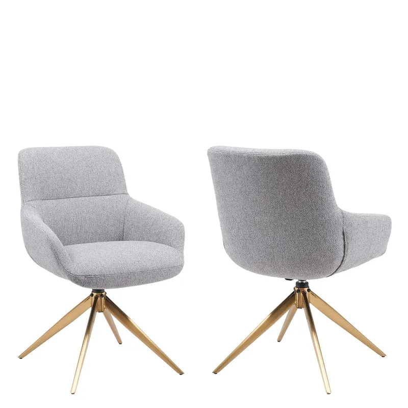 Lyrin Kontorsstol 2-pack - Grå — Grå