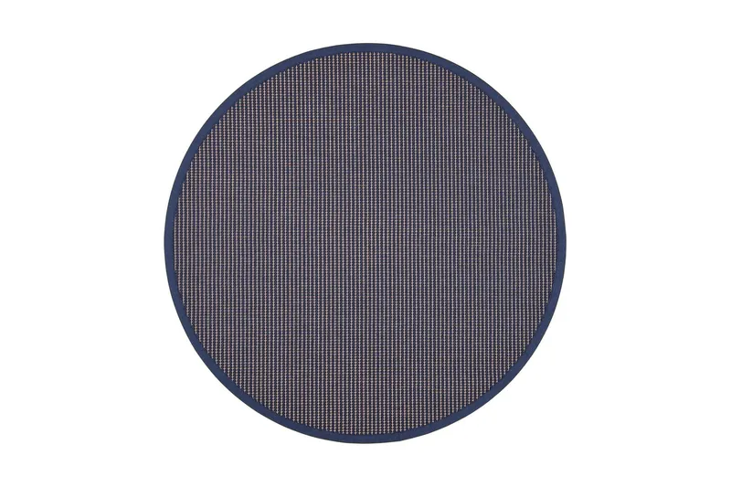 Lyyra Matta Rund 133 cm Blå - Vm Carpet — VM Carpet