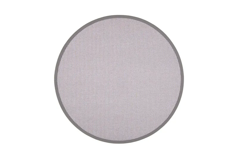 Lyyra Matta Rund 133 cm Ljusgrå - Vm Carpet — VM Carpet