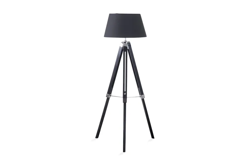 Madeira Golvlampa 143 cm - Svart — Svart
