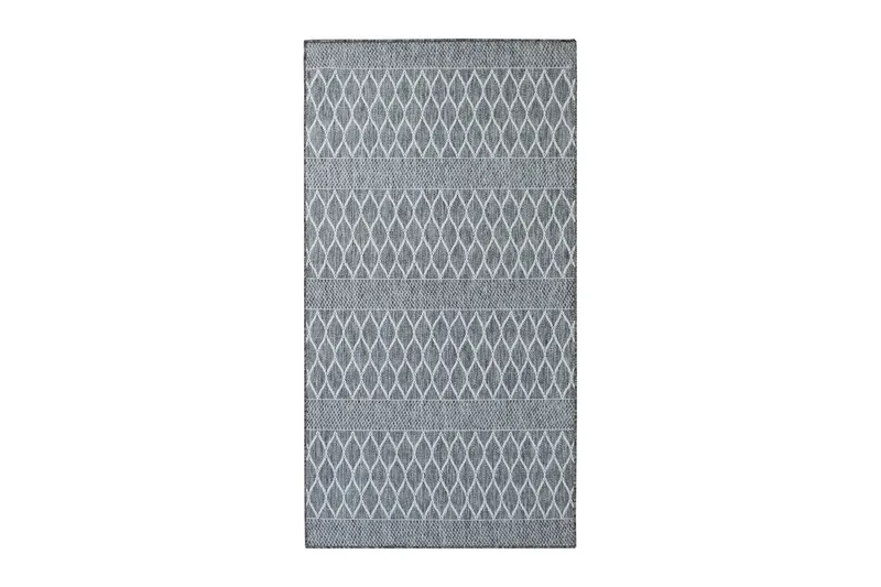 Madrid Bell Flatvävd Matta 80x150 - Grå/Vit — KM Home