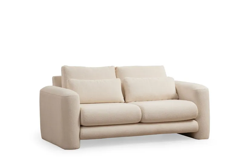 Makhan Soffa 2-sits - Ljusbeige — Ljusbeige