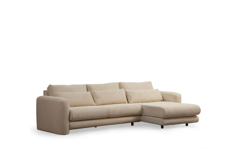 Makhan Soffa m. Divan 3-sits - Beige (Art.nr 1794025) — Beige
