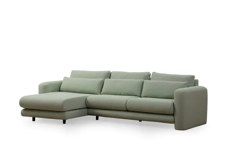 Makhan Soffa m. Divan 3-sits - Grön (Art.nr 1794023) — Grön