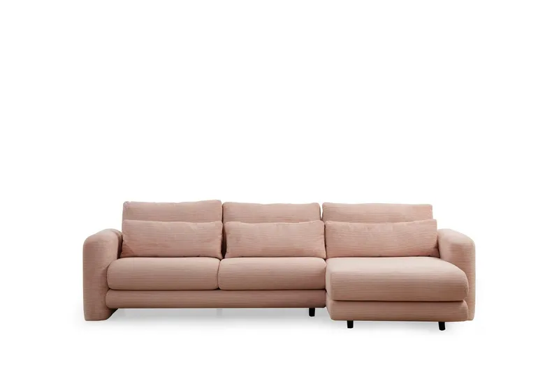 Makhan Soffa m. Divan 3-sits - Rosa (Art.nr 1794034) — Rosa