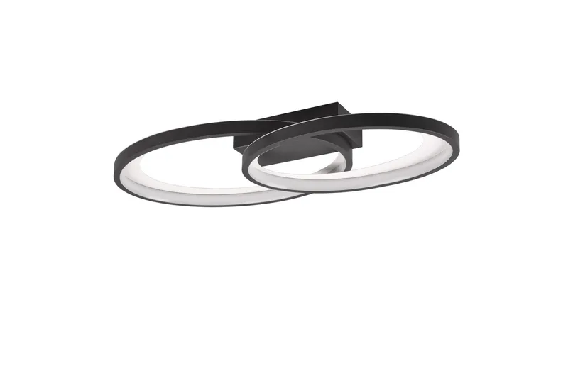 Malaga LED Plafond mattsvart - Matt svart — Trio Lighting