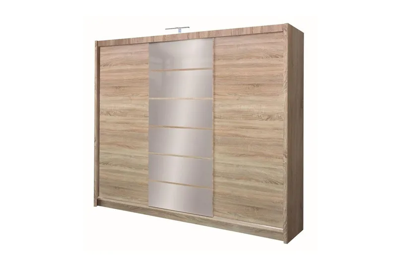Malibu Garderob 250x61x215 cm - Beige — Beige