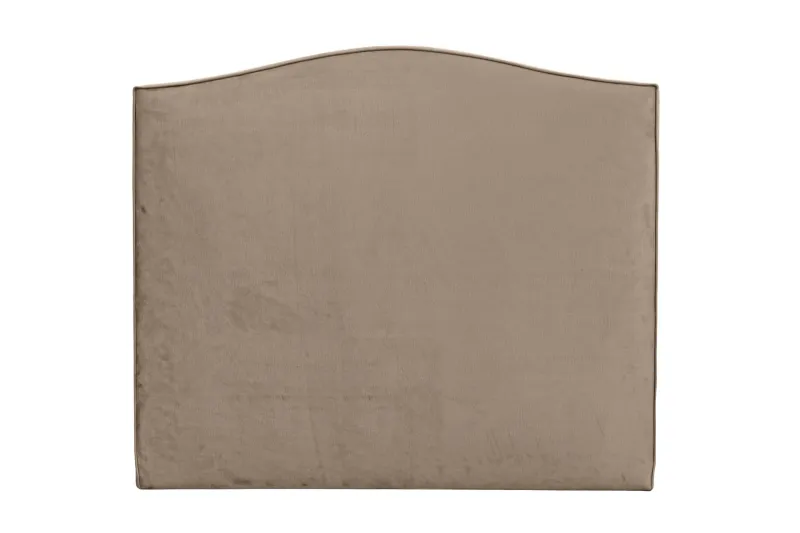 Malta Sänggavel 160 cm - Beige/Sammet — Beige/Sammet