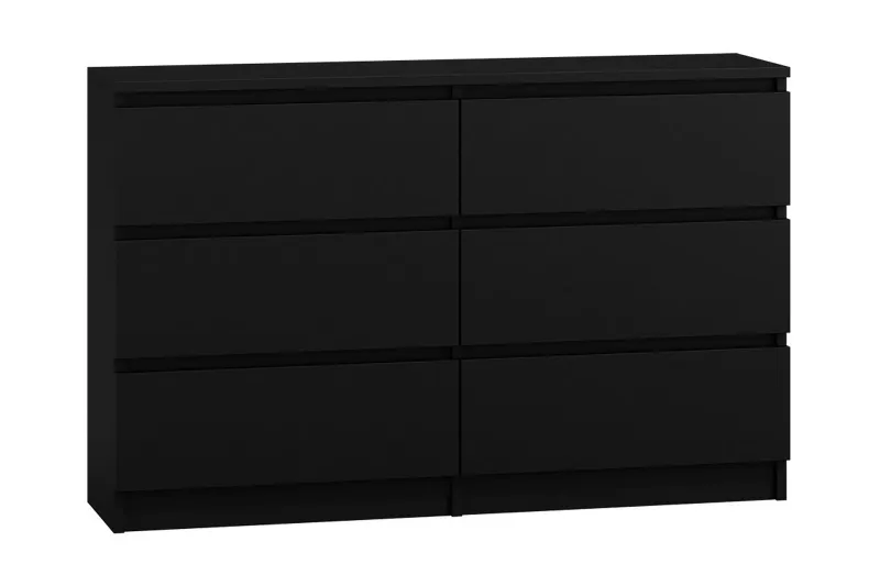 Malwa Byrå 120x30x77 cm - Svart — Svart