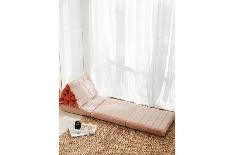 Mangeram Sittpuff 154 cm - Rosa — Rosa