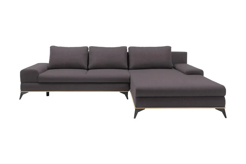 Manila Divanbäddsoffa 315x212x87 cm - Grå — Grå