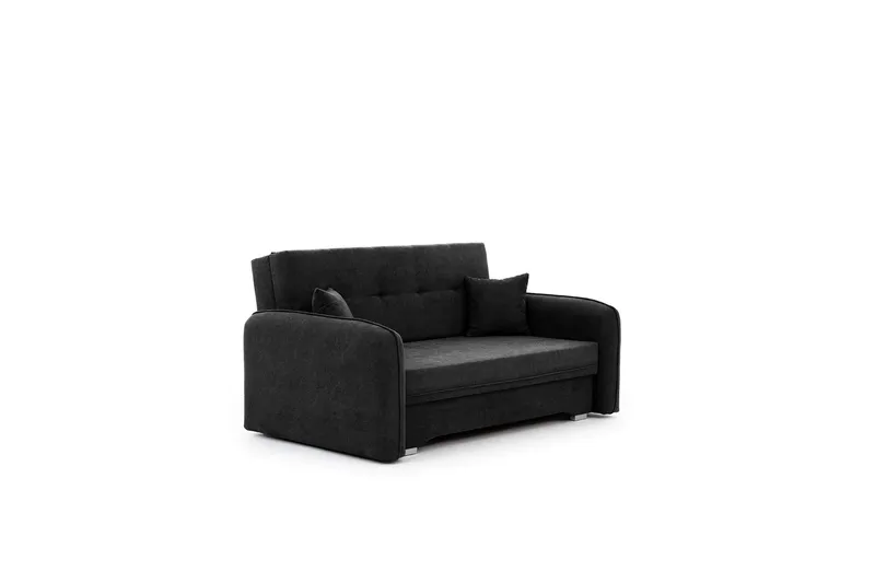 Manita Bäddsoffa med Förvaring 2-sits - Svart — Svart