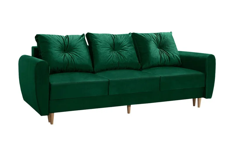 Manstad 5-sits Bäddsoffa Höger - Grön — Grön
