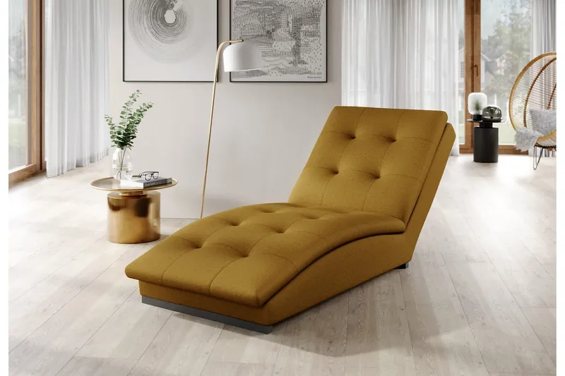 Manwi Schäslongfåtölj - Gul (Art.nr 1767058) — Gul