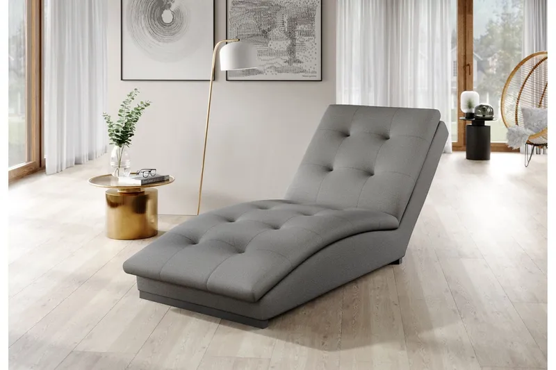 Manwi Schäslongfåtölj - Ljusgrå (Art.nr 1767044) — Ljusgrå