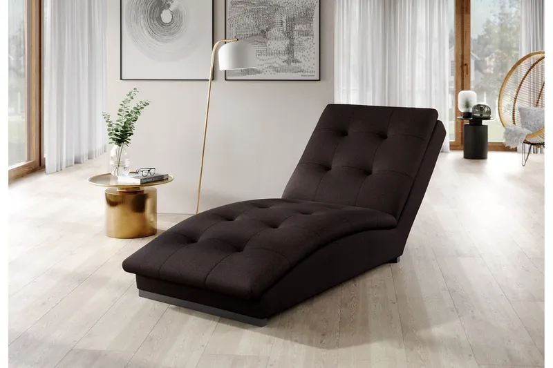 Manwi Schäslongfåtölj - Svart (Art.nr 1767078) — Svart