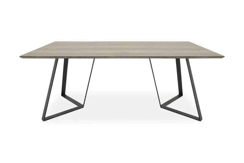 Marina Matbord 180 cm - Grå/Svart — Venture Home