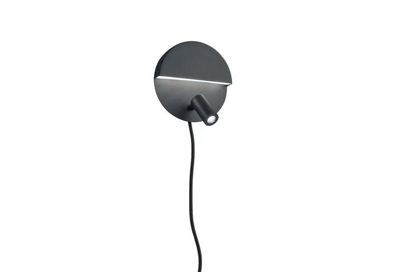 Mario LED vägglampa mattsvart - Svart — Trio Lighting