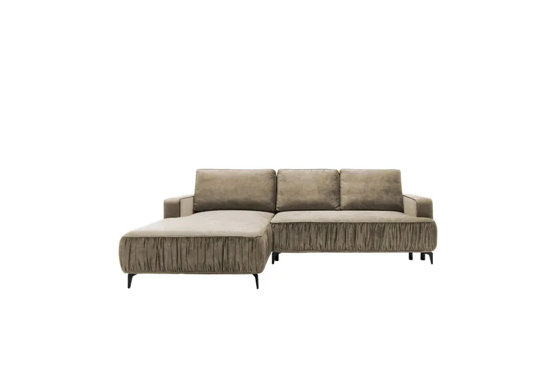 Marisana Bäddsoffa m. Divan 3-sits - Brun (Art.nr 3100375) — Brun