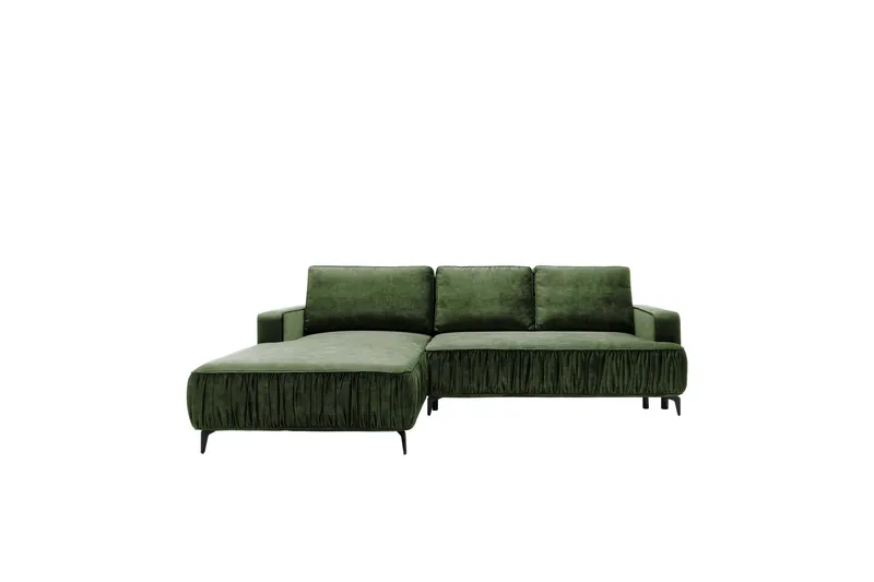Marisana Bäddsoffa m. Divan 3-sits - Grön (Art.nr 3100380) — Grön