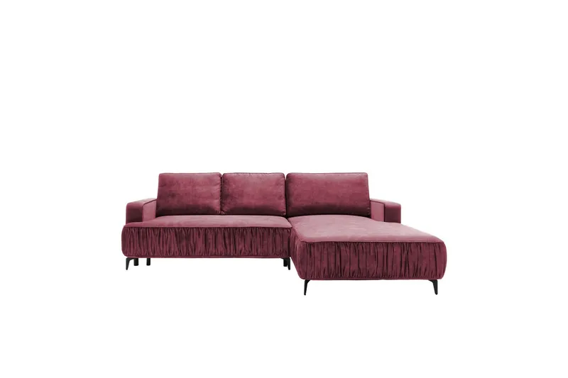 Marisana Bäddsoffa m. Divan 3-sits - Rosa (Art.nr 3100378) — Rosa