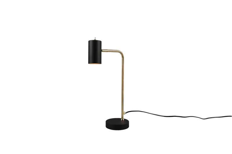 Marley Bordslampa GU10 mattmässing/ mattsvart - Mässing/Matt svart — Trio Lighting