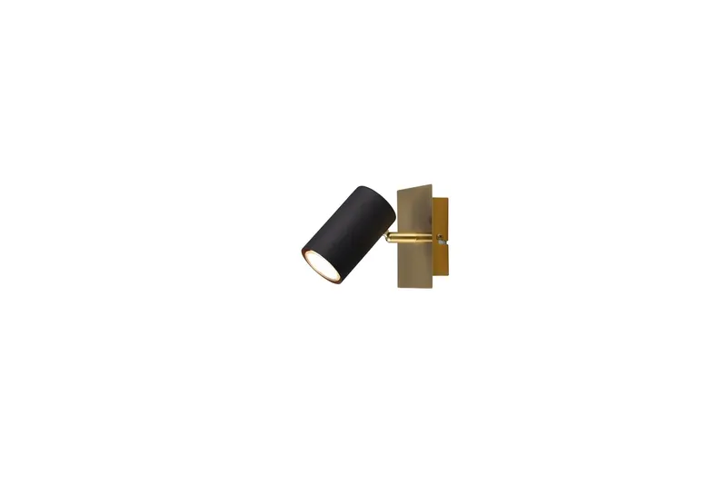 Marley spot 1L GU10 svart/ guld - Svart/Guld — Trio Lighting