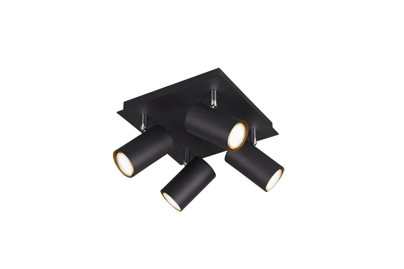 Marley Spotlight 4L GU10 mattsvart - Matt svart — Trio Lighting