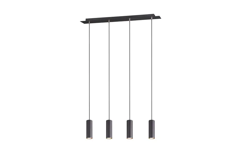 Marley Taklampa 4L GU10 mattsvart - Matt svart — Trio Lighting
