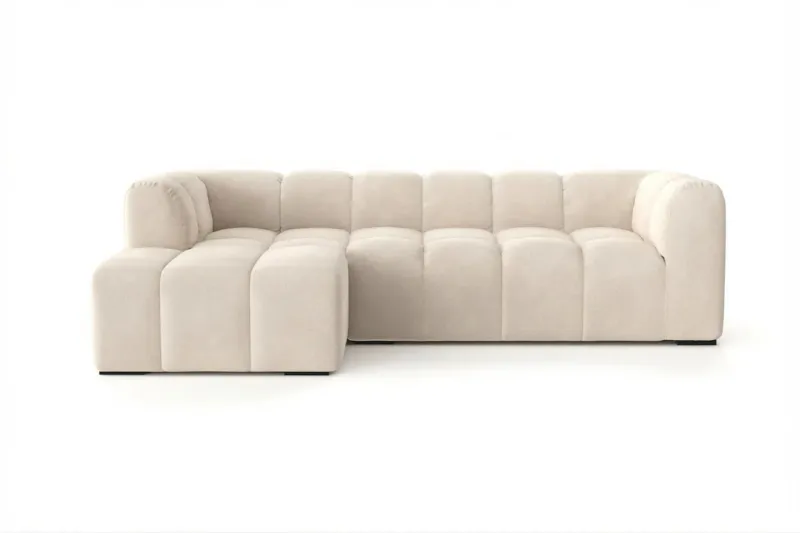 Marlow 3-sits Bubblig Divansoffa vänster - Beige — Beige