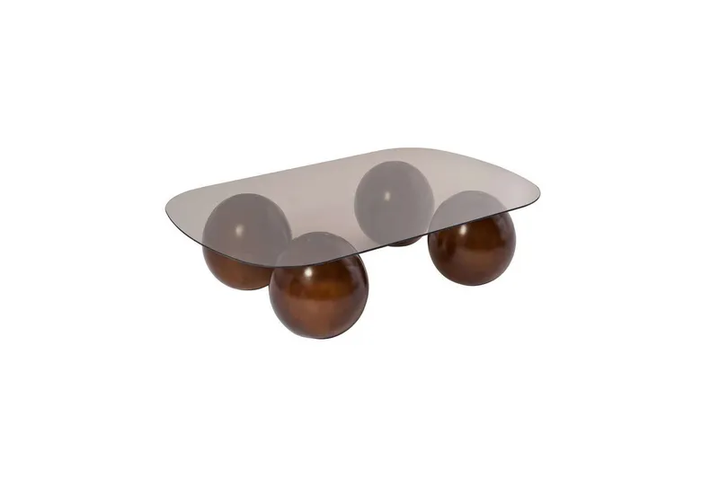 Maroulburg Soffbord 118 cm - Brons/Brun — Brons/Brun