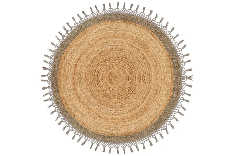 Marts Jutematta 140 cm Rund - Beige (Art.nr 3017513) — Beige