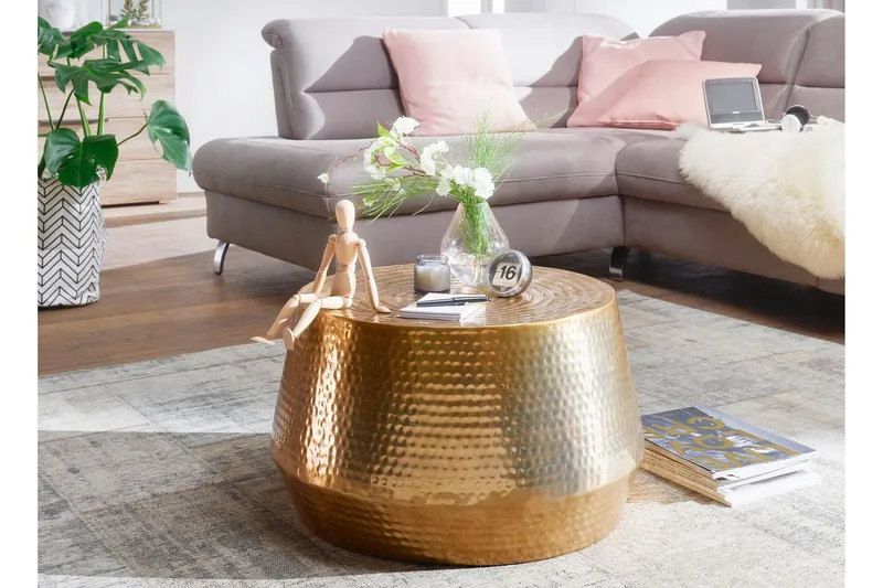 Marypark Soffbord 60 cm - Guld — Wohnling