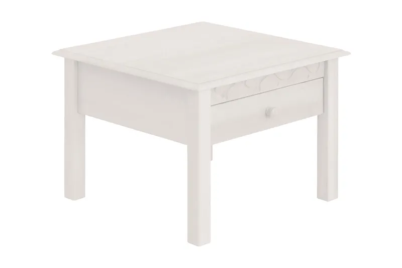 Marzell Soffbord 60 cm - Vit — Loft24