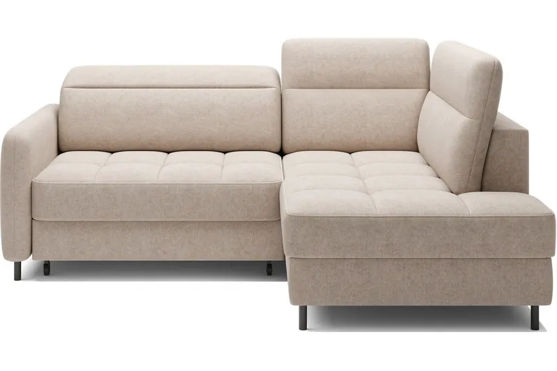 Masuo Bäddsoffa med Schäslong 3-sits - Beige (Art.nr 3072851) — Beige