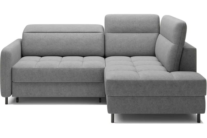 Masuo Bäddsoffa med Schäslong 3-sits - Grå (Art.nr 3072852) — Grå