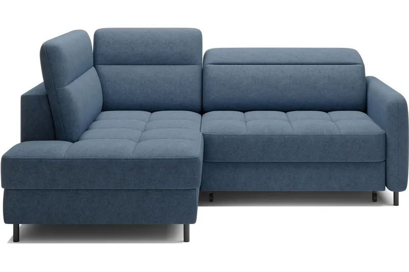 Masuo Bäddsoffa med Schäslong 3-sits - Mörkblå (Art.nr 3072881) — Mörkblå
