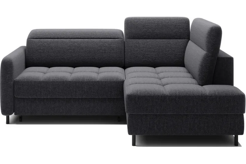 Masuo Bäddsoffa med Schäslong 3-sits - Mörkgrå (Art.nr 3072871) — Mörkgrå