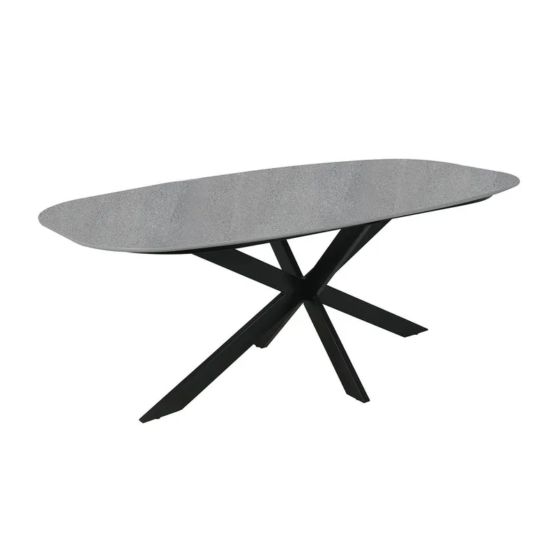 Matbord 200x100x76 cm - Grå — Grå