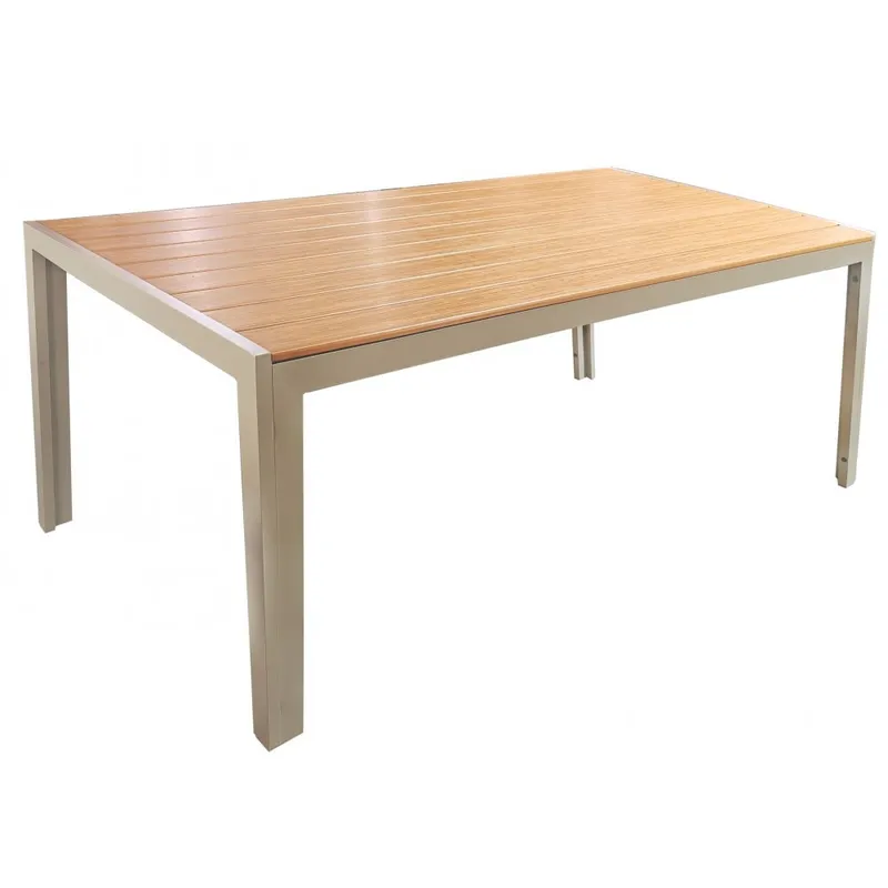 Matbord för utomhusbruk | 205x90cm | Beige | Las Vegas — -