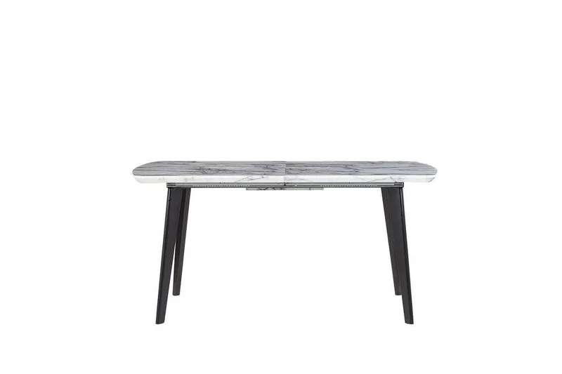 Matbord hopfällbart 160/200 x 90 cm MOSBY - Vit — Vit