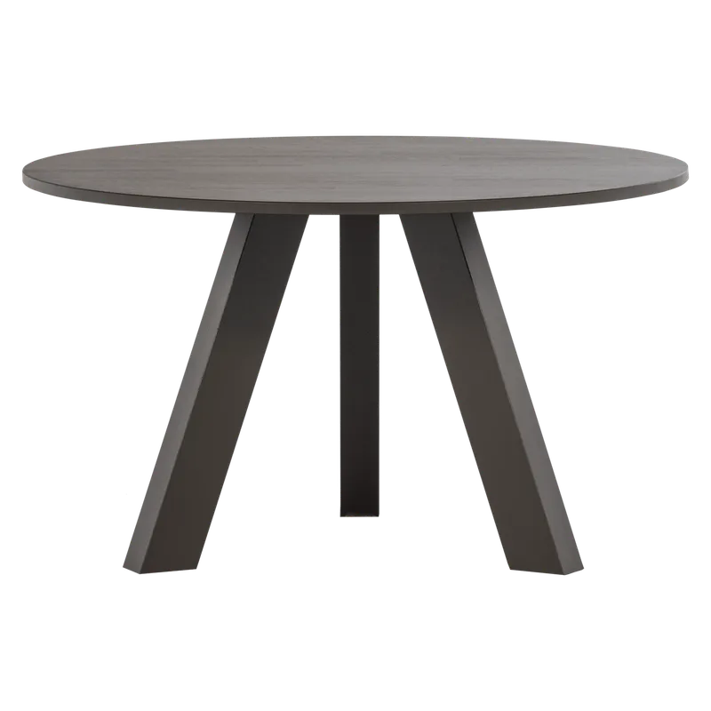 Matbord Rhonda 129 cm Rund - Mellanbrun — WOOOD